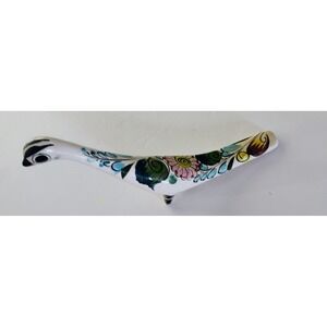 Vintage Tonala Road Runner Bird Mexican Pottery Signed